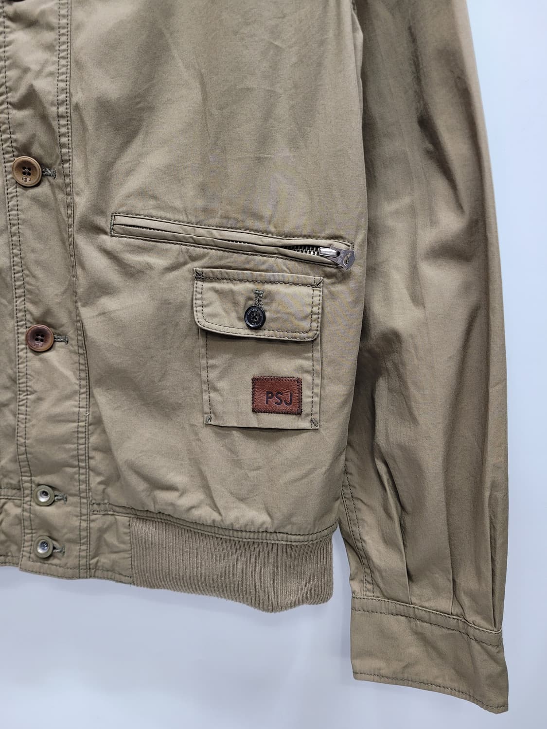 폴스미스 발스타리노 A-1 플라이트 봄버 자켓 / 남 S 브라운
 상품이미지4