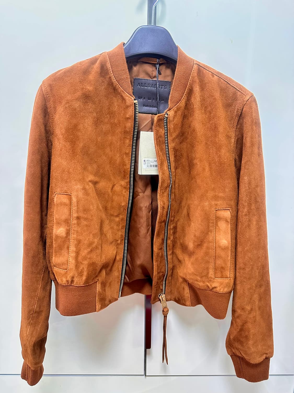 (새상품) 올세인츠 오르텐 스웨이드 봄버자켓 상품이미지3