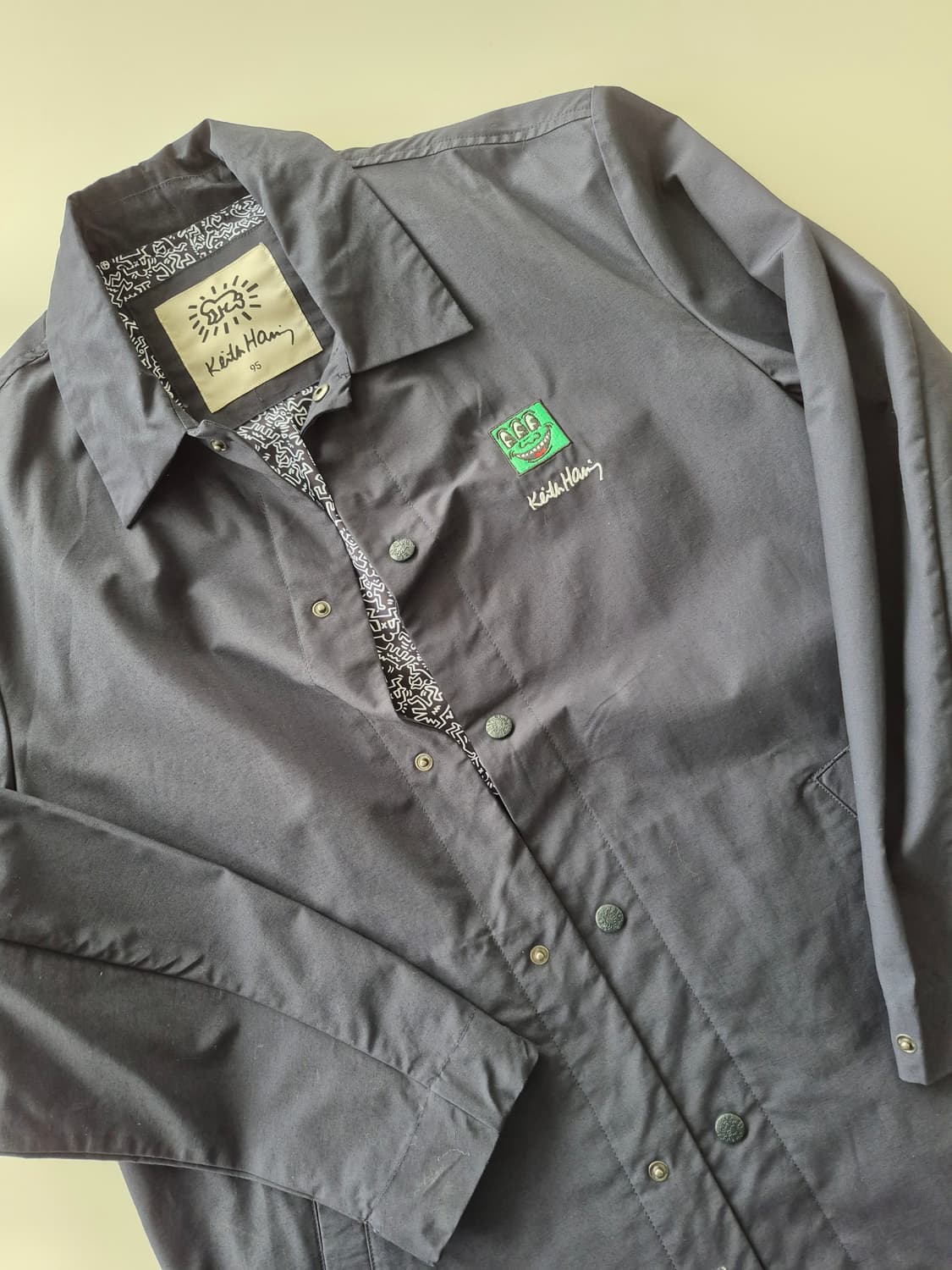 키스해링 네이비 코치 자켓(95) 상품이미지4