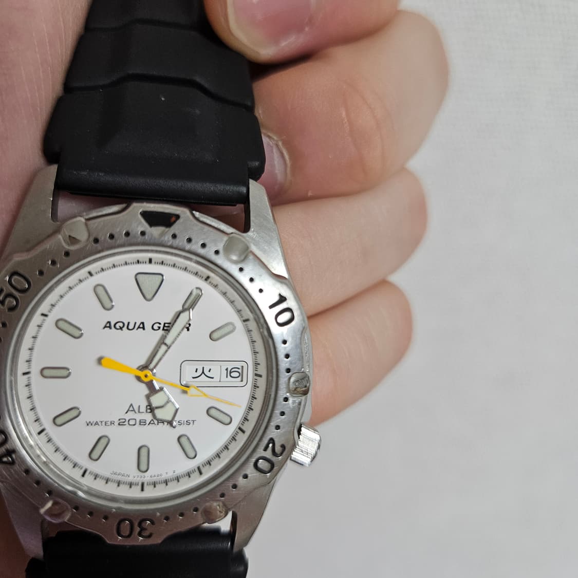 90s Seiko Alba Aqua Gear 세이코 알바 아쿠아기어 쿼츠 상품이미지9