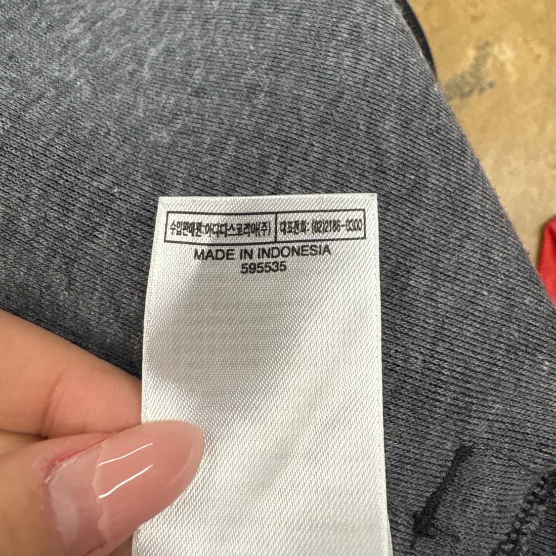 [정품/85] 아디다스 블랙 핑크 삼선 후드집업 져지 b16 상품이미지9