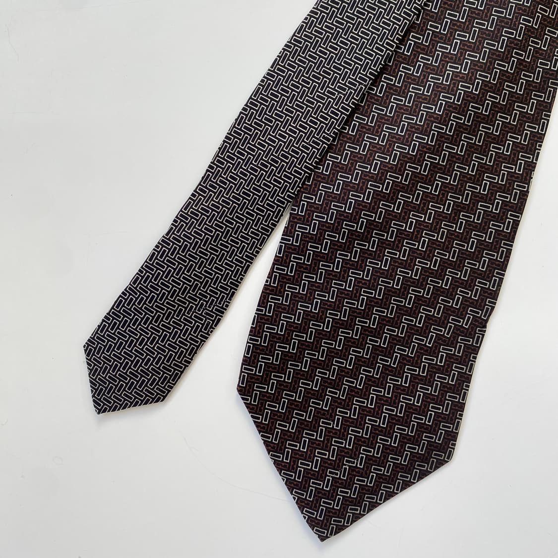 펜디 (FENDI) FF 모노그램 정품 명품 넥타이 상품이미지1