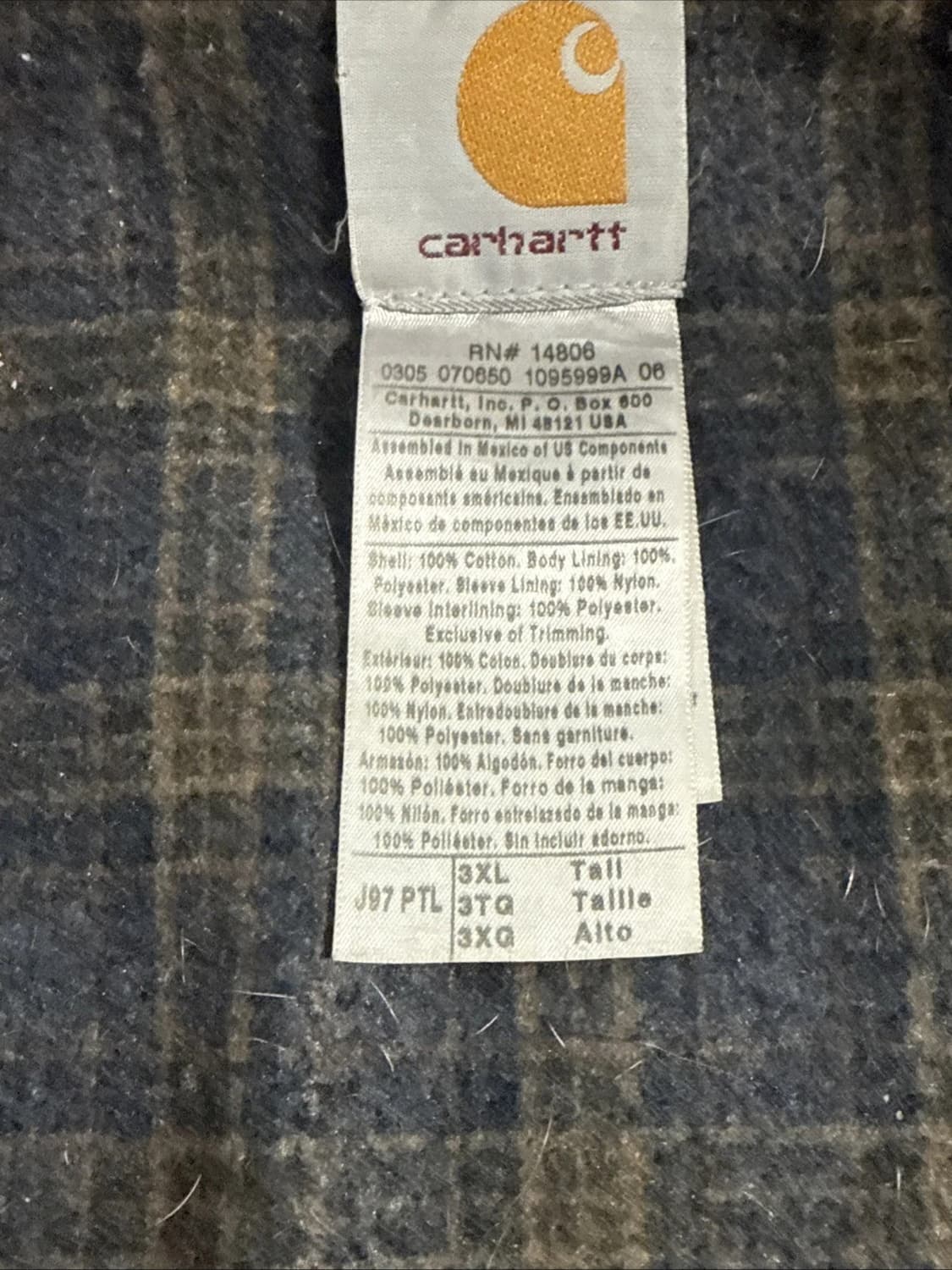 칼하트 J97 빈티지 디트로이트 자켓 청록색 상품이미지8