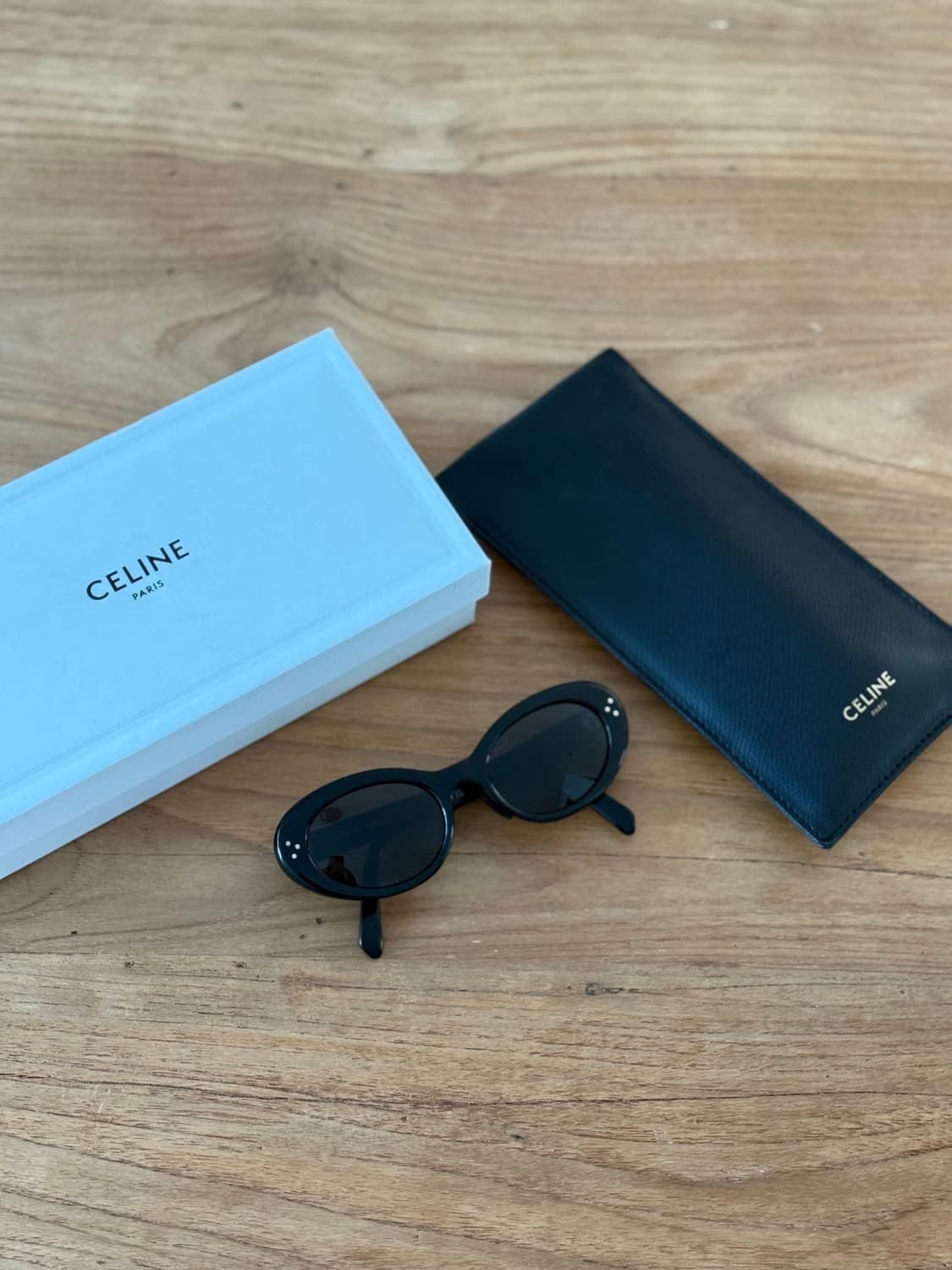 셀린느 캣아이 선글라스 블랙 상품이미지4