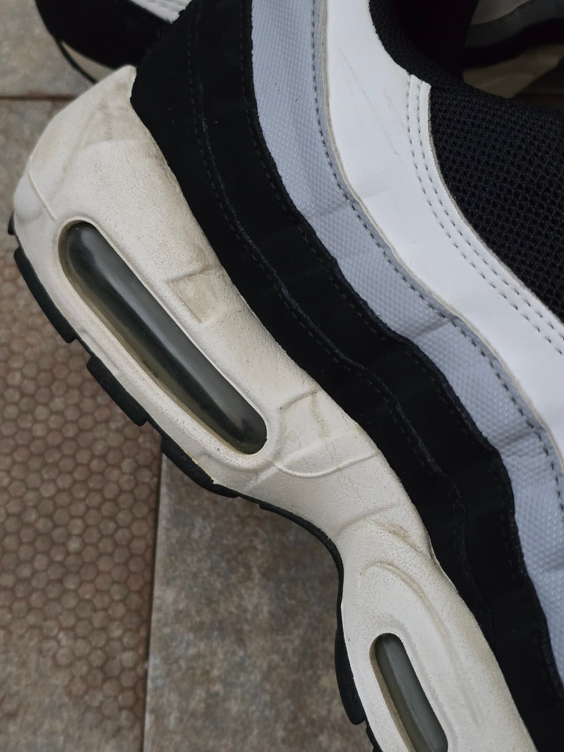 (260)나이키 에어맥스 95 에센셜 블랙 울프 그레이 상품이미지5