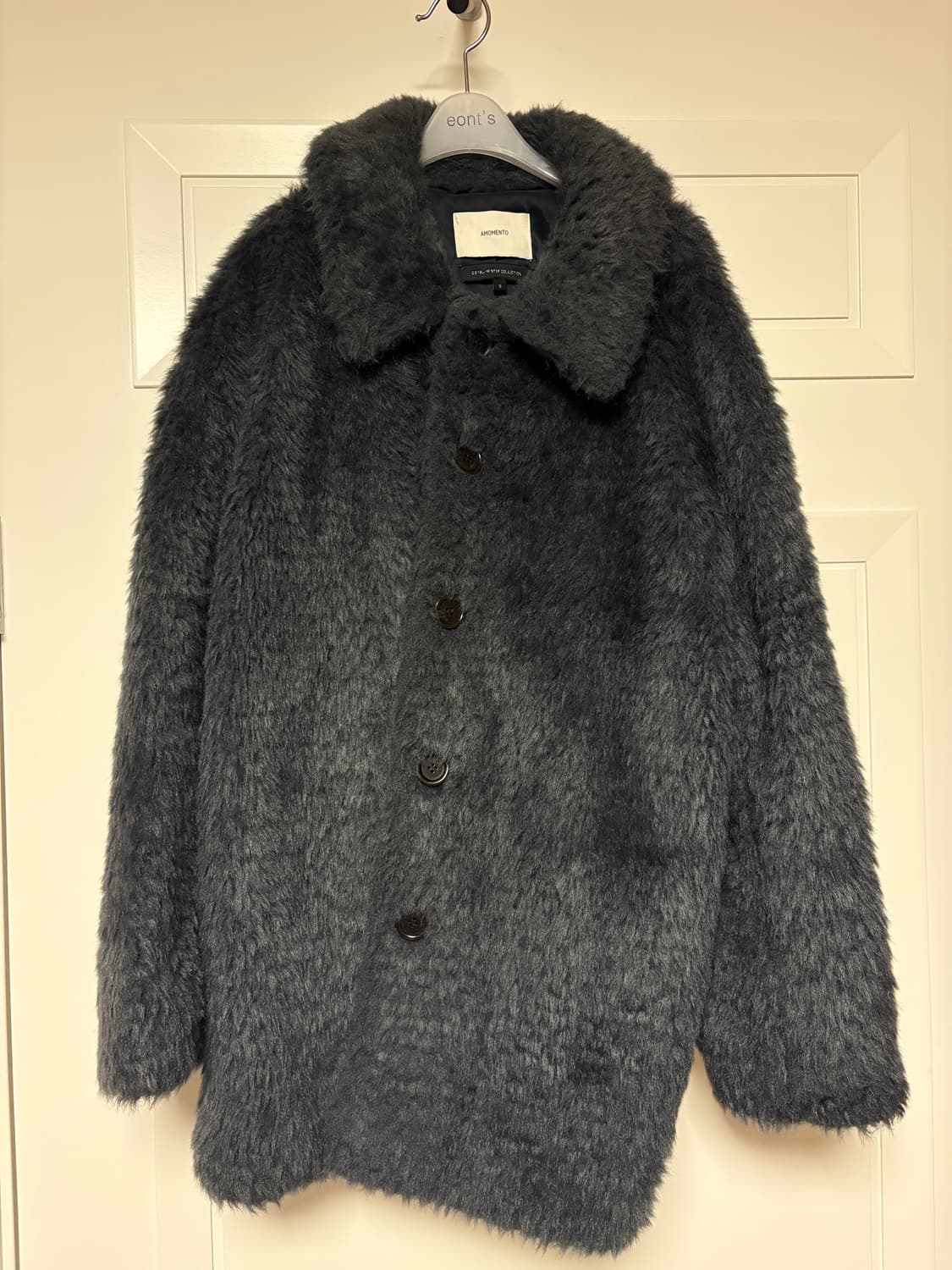 아모멘토 FUR MID COAT_CHARCOAL  상품이미지8