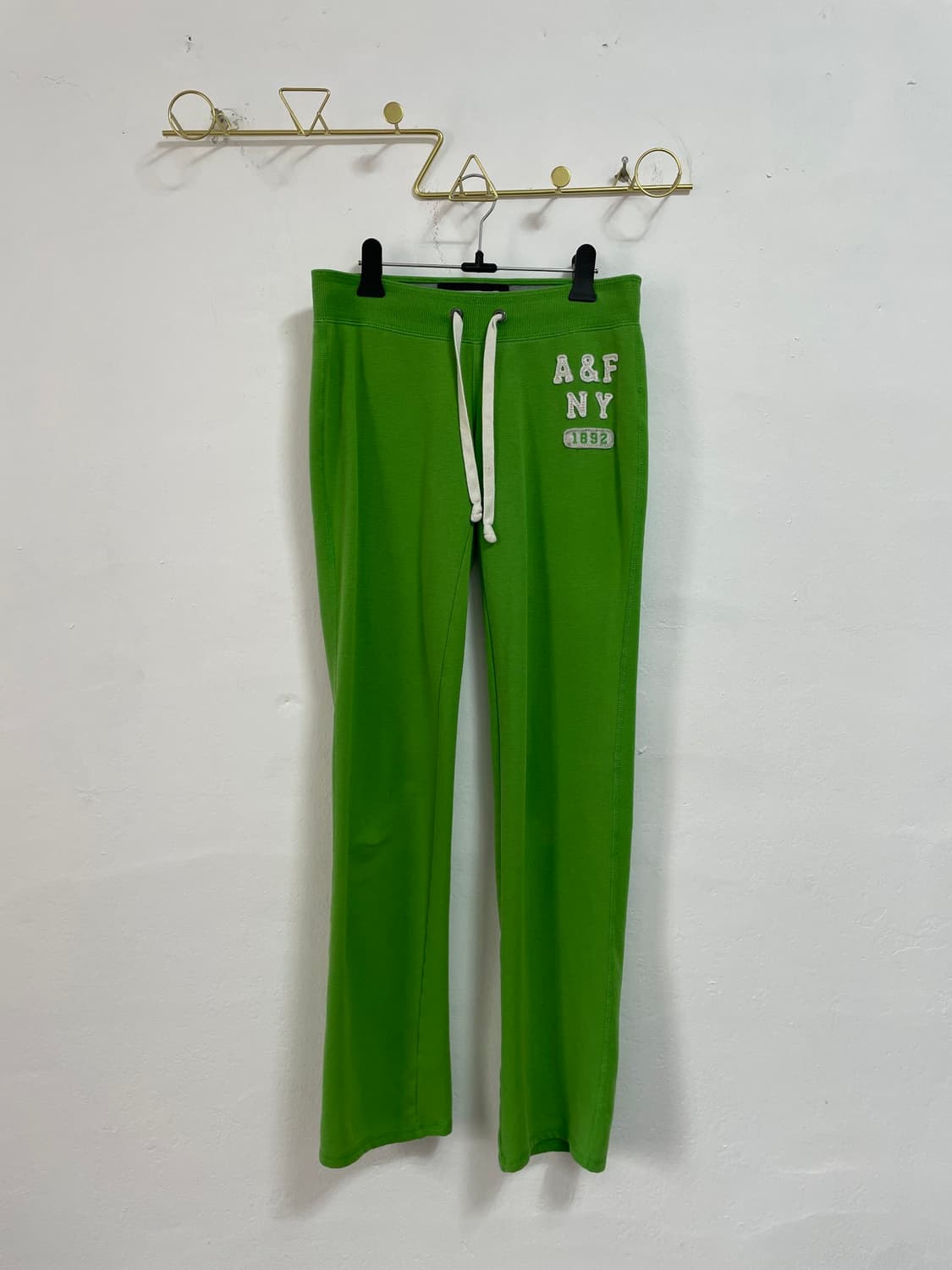 Abercrombie & Fitch 트레이닝 바지 XS 라임색 상품이미지3