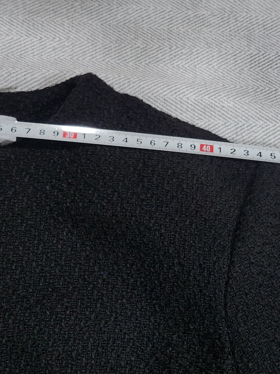 [F] 에비뉴 블랙 트위드 크롭 자켓 여성 프리사이즈 하객룩 상품이미지10