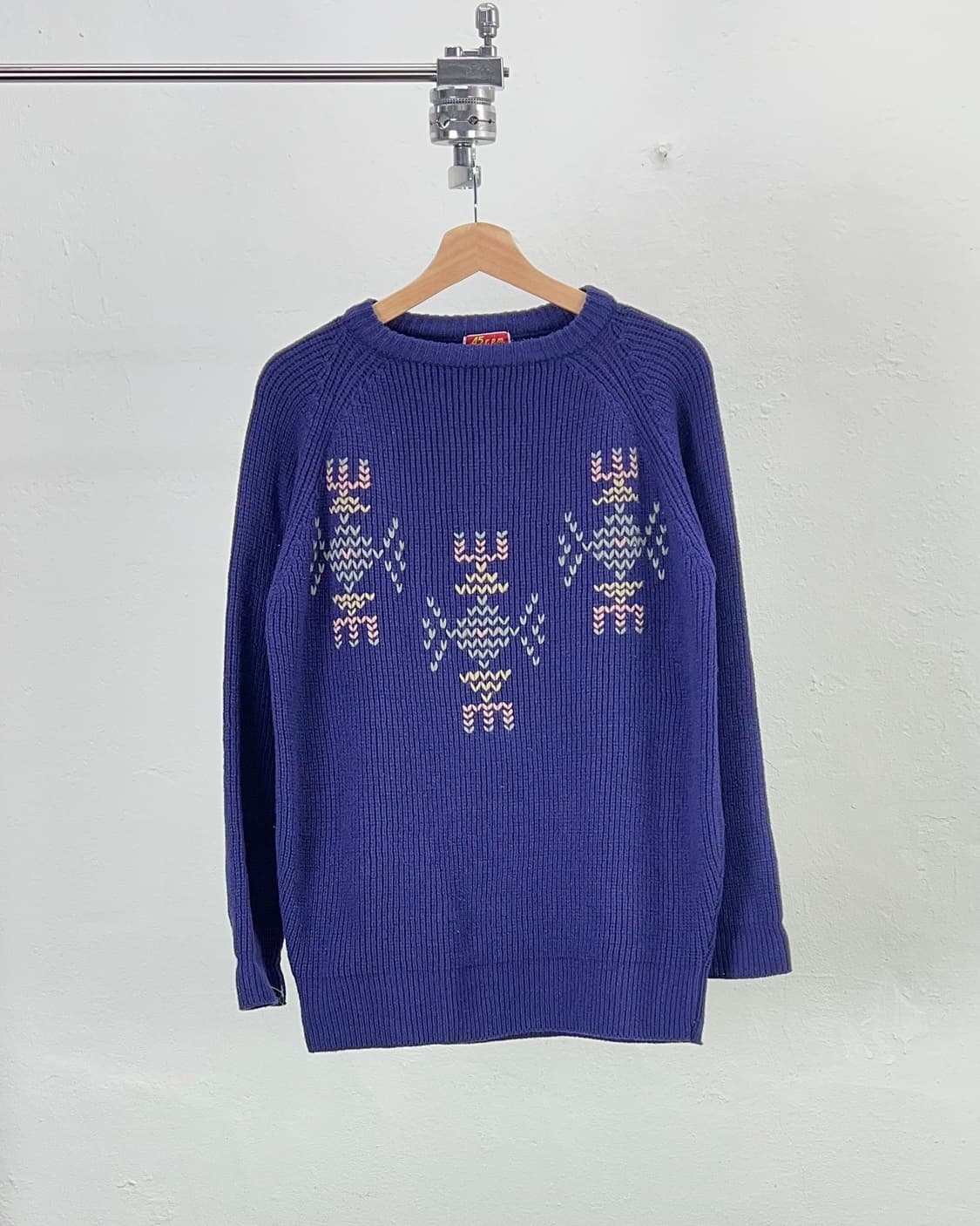 45 알피엠 바이올렛 나바호 울 니트 스웨터 상품이미지1