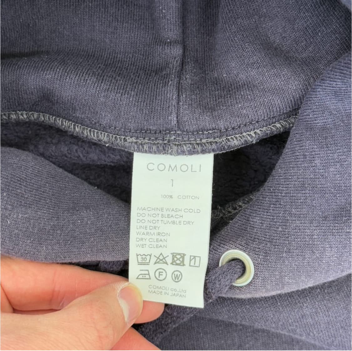 코모리 페이드 후드 상품이미지3