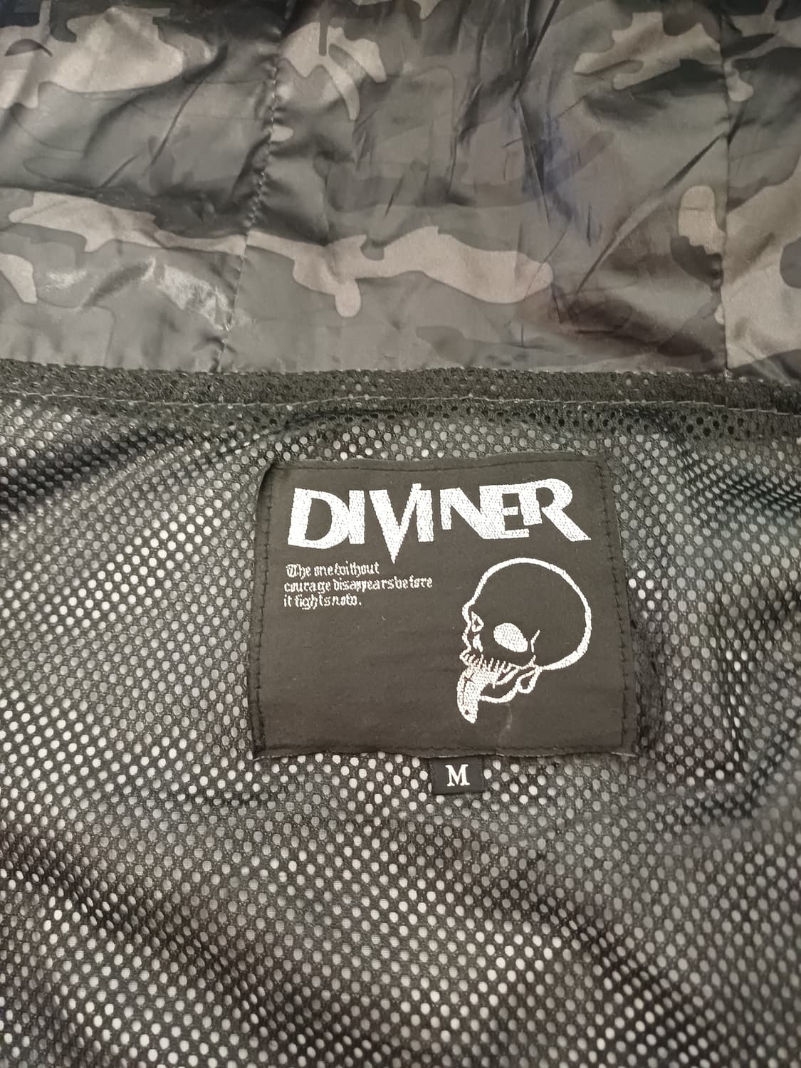 [M] DIVINER(디바이너) 다크 카모플라쥬 메쉬 라이닝 윈드브레이커 상품이미지4