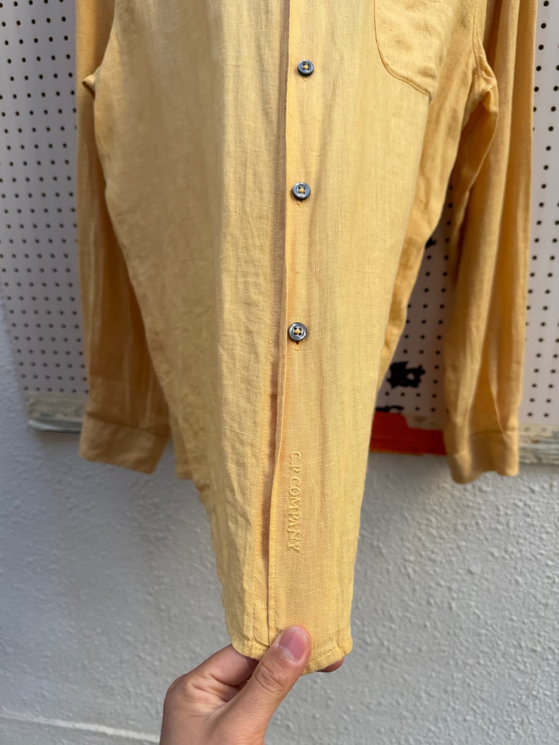 2000s C.P.COMPANY LINEN 올드 씨피컴퍼니 린넨셔츠 상품이미지5