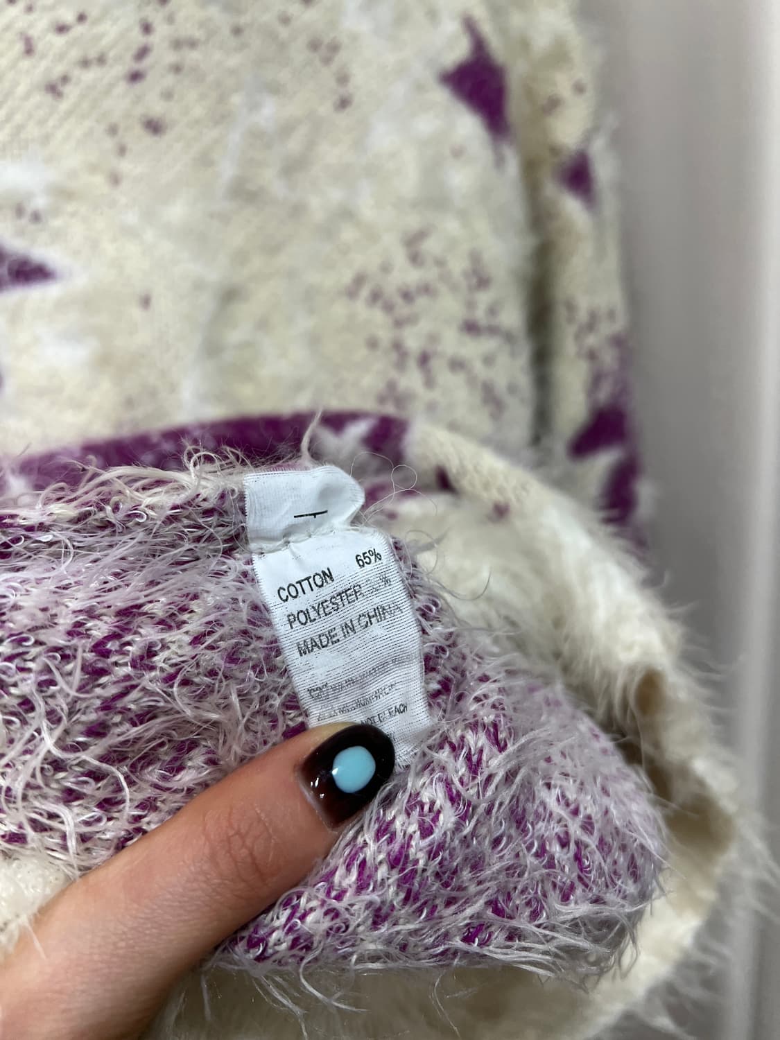 빈티지 여성 별 프린팅니트 상품이미지6