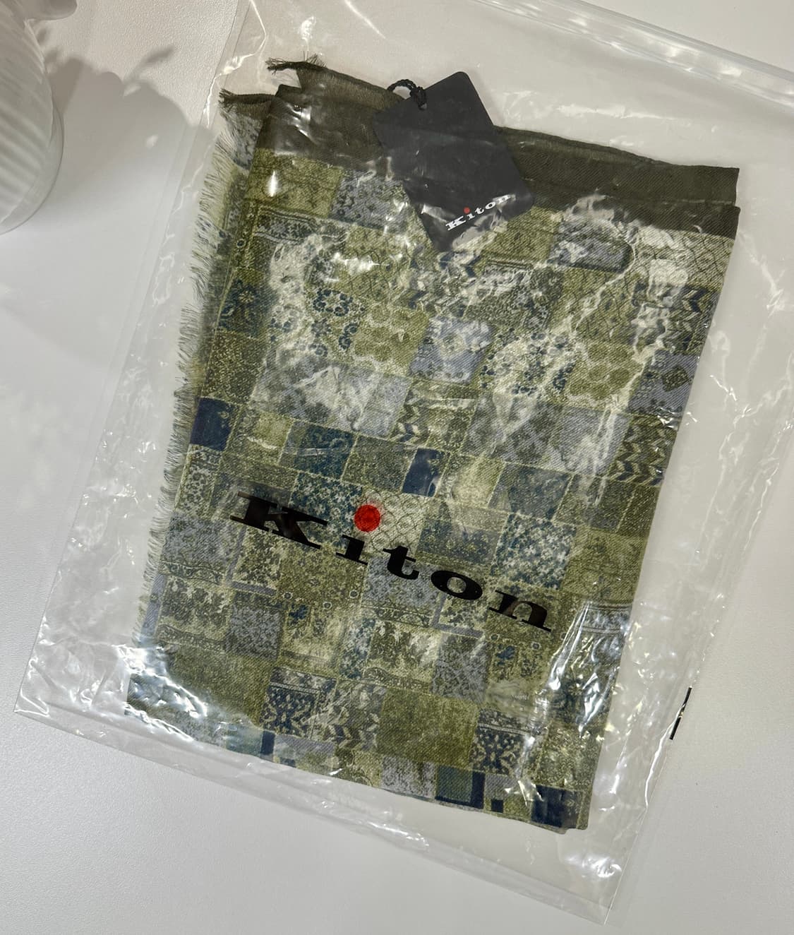 키톤 나폴리 실크 울 캐시미어 스카프 머플러 상품이미지2