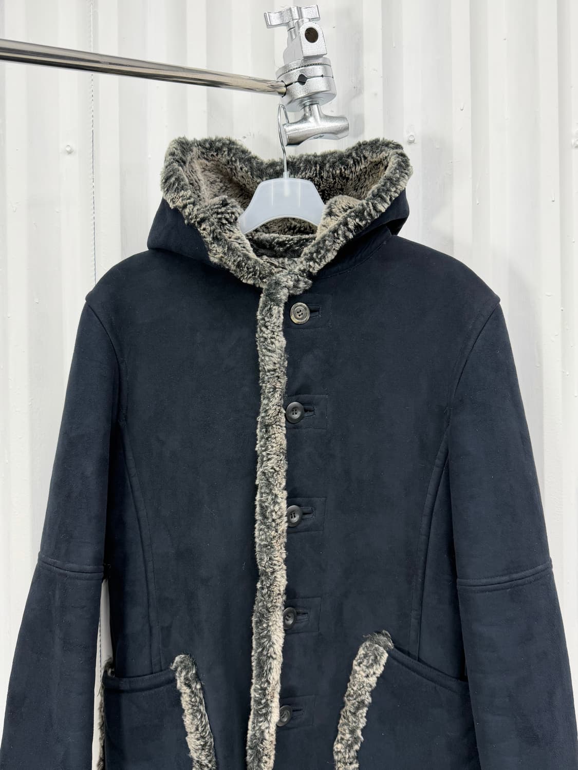 PPFM Hooded Shearling Half Coat 상품이미지6