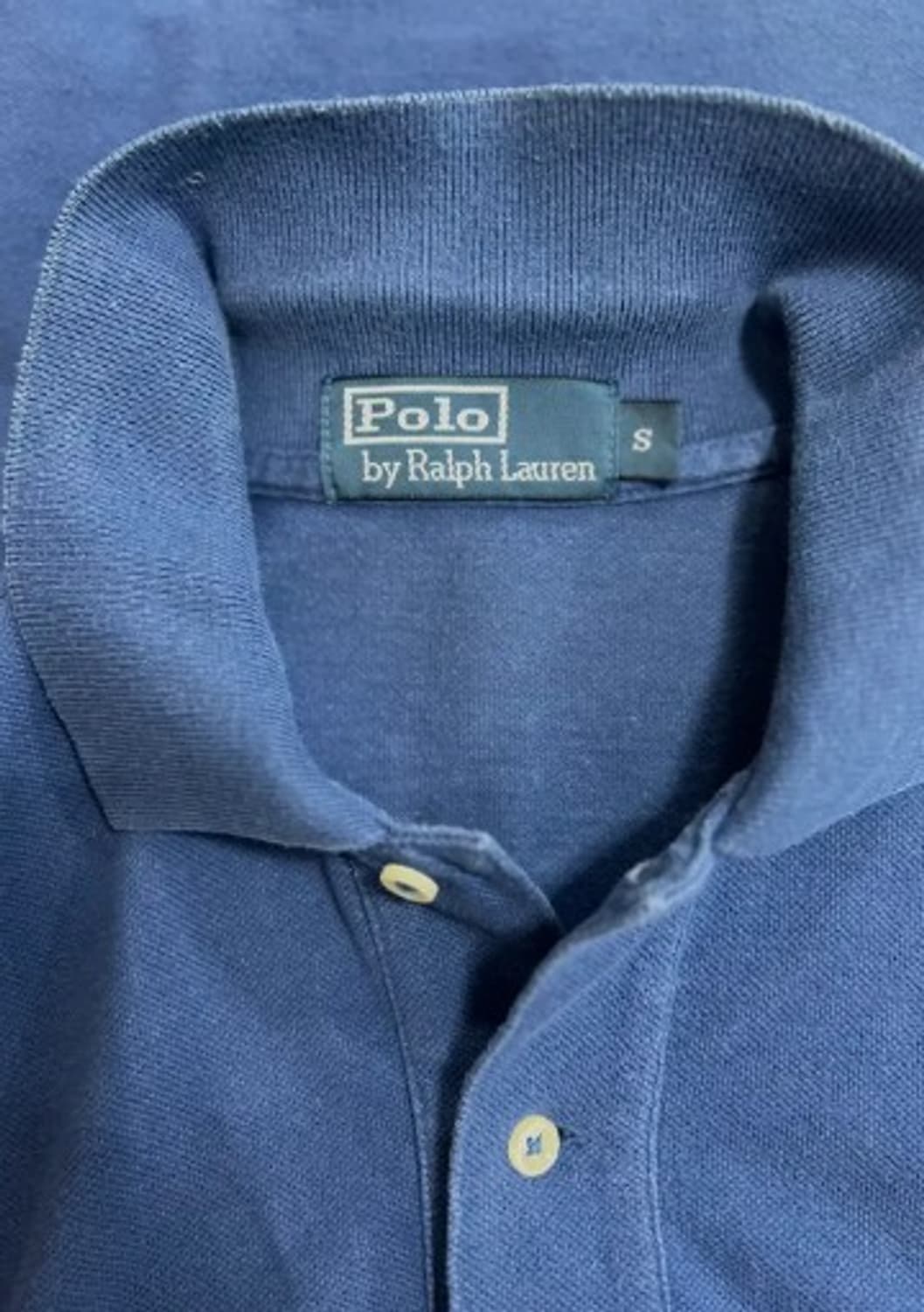 폴로랄프로렌 남성 블루 PK카라반팔티셔츠 S 상품이미지4