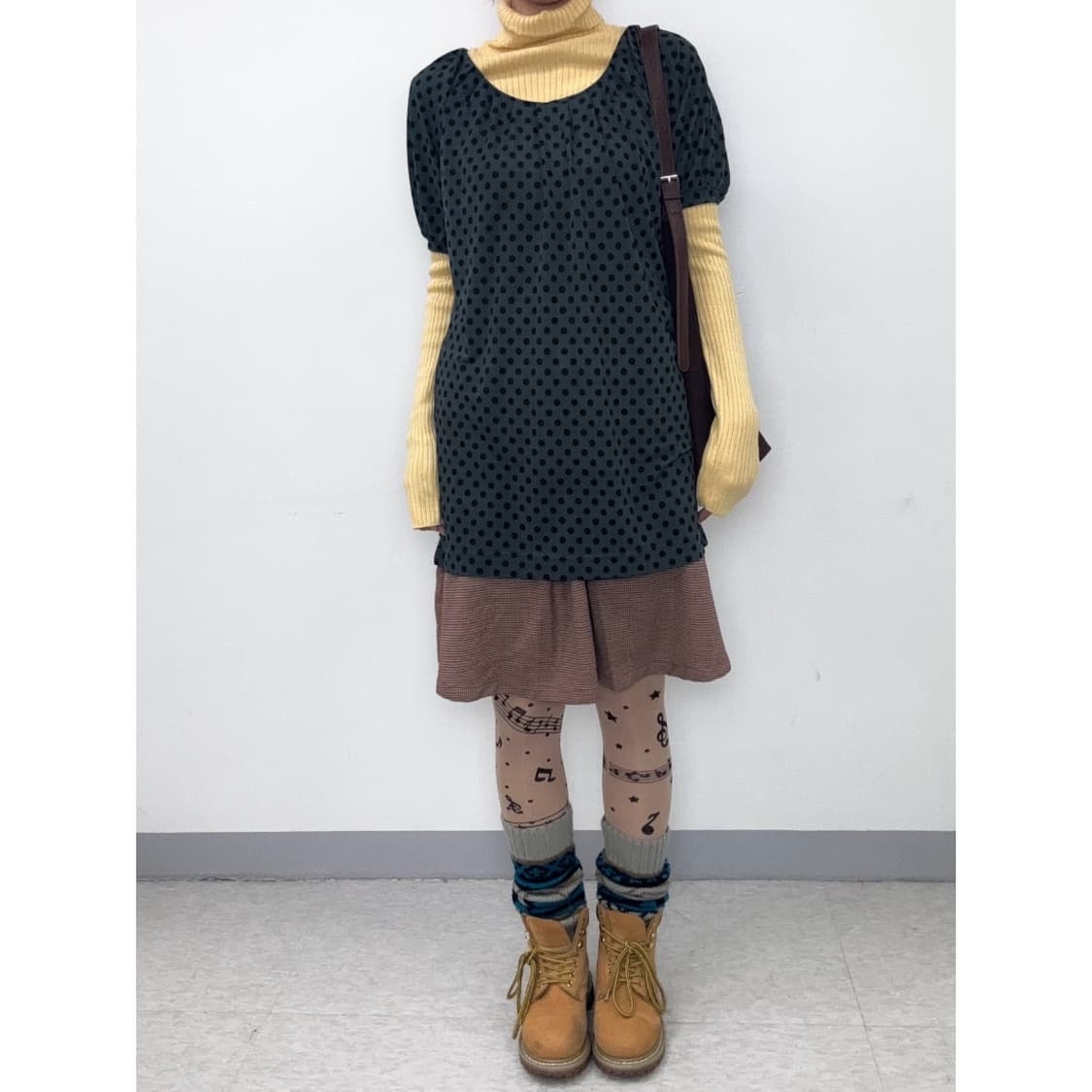 빈티지 브라운 스커트 상품이미지8