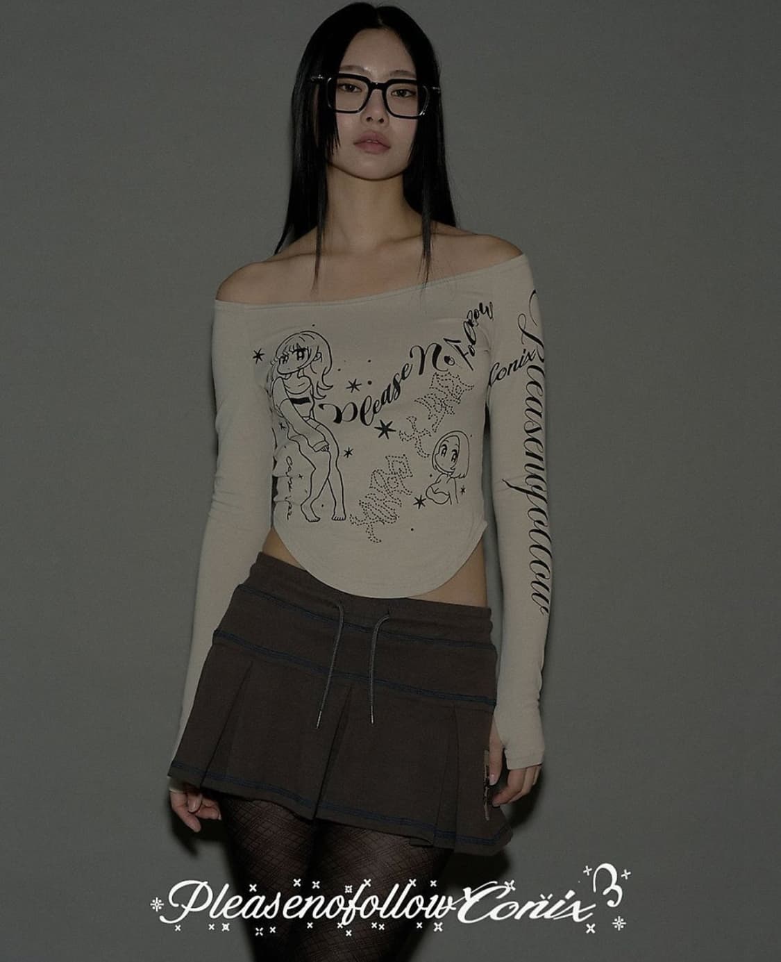 플리즈노팔로우 코닉스 오프숄더 상품이미지1