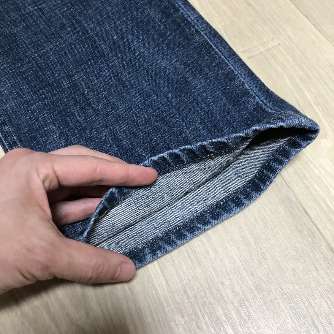 (31) 리바이스 Levis 501 스트레이트핏 타이틀 블루 데님 상품이미지2