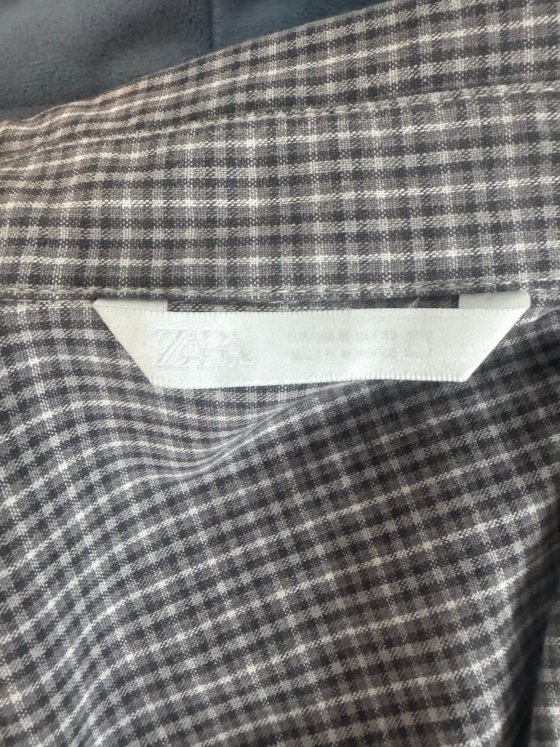 자라 체크셔츠  상품이미지3