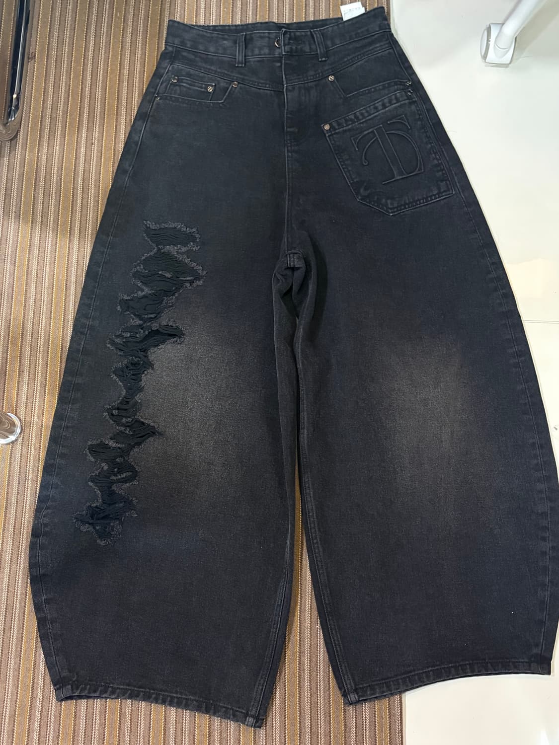 Balloon Fit Damage Denim Pants 상품이미지2