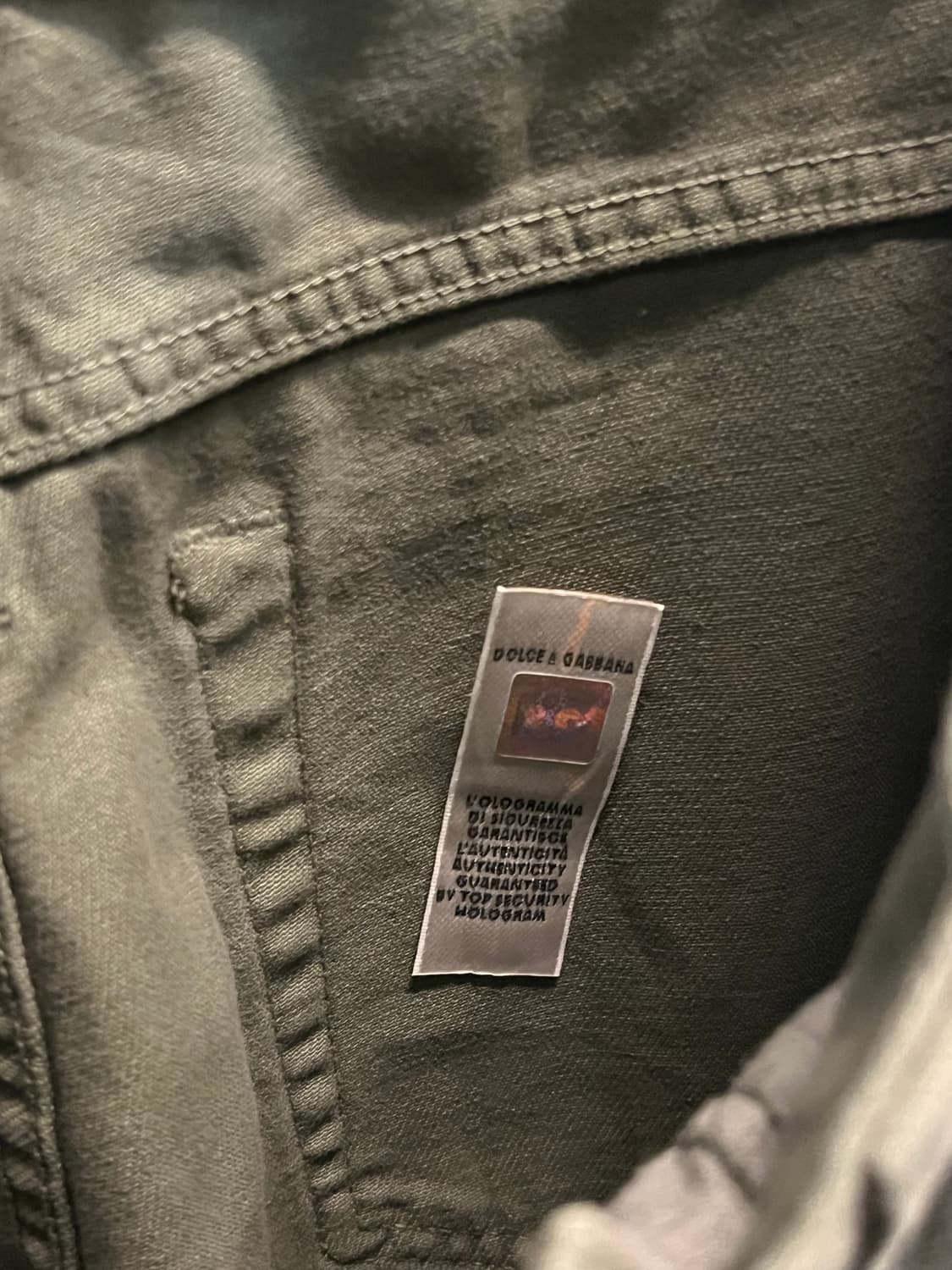 Dolce&Gabbana 빈티지 올리브 그린 부츠컷 진 상품이미지4