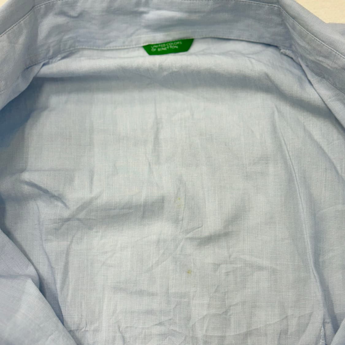 베네통 스카이블루 셔츠 상품이미지4