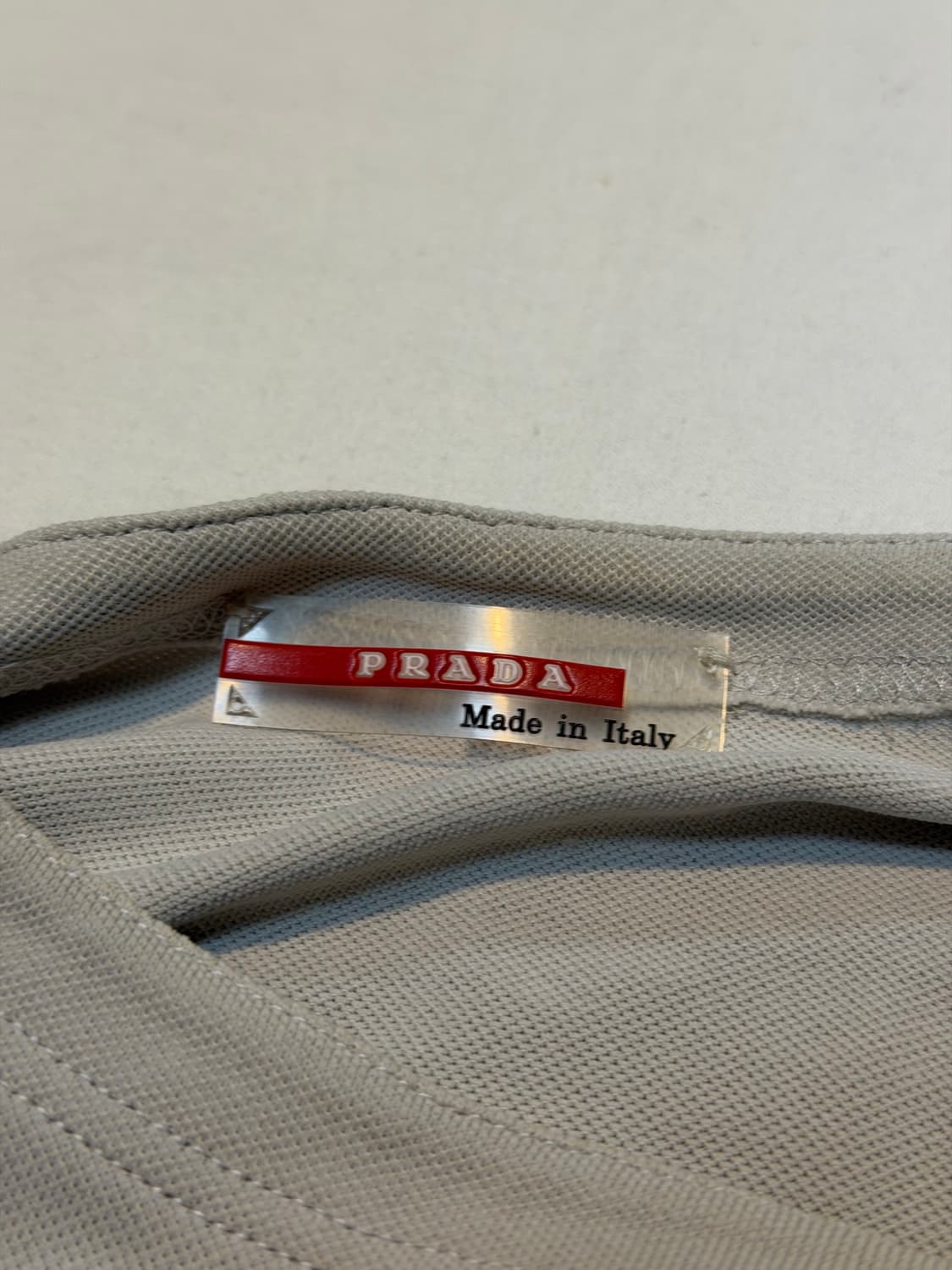 90s 프라다 스포츠 아카이브 어깨 지퍼 테크니컬 티셔츠 상품이미지4