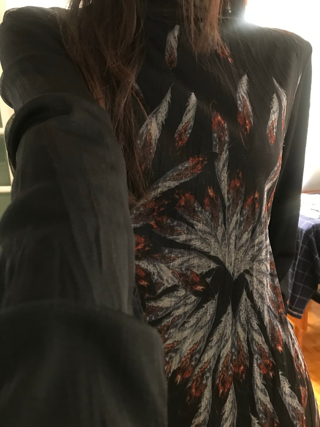 vintage pattern top 상품이미지5