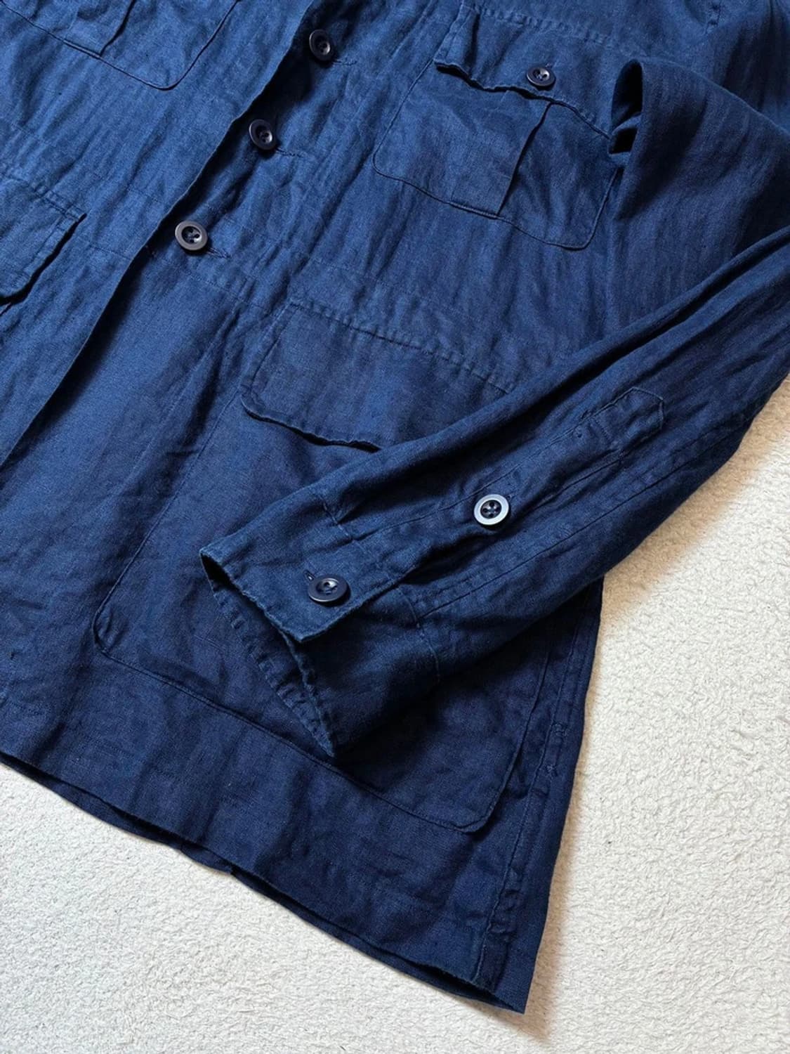 폴로 랄프로렌 린넨 밀리터리 사파리 셔츠 자켓 PN7475 상품이미지5