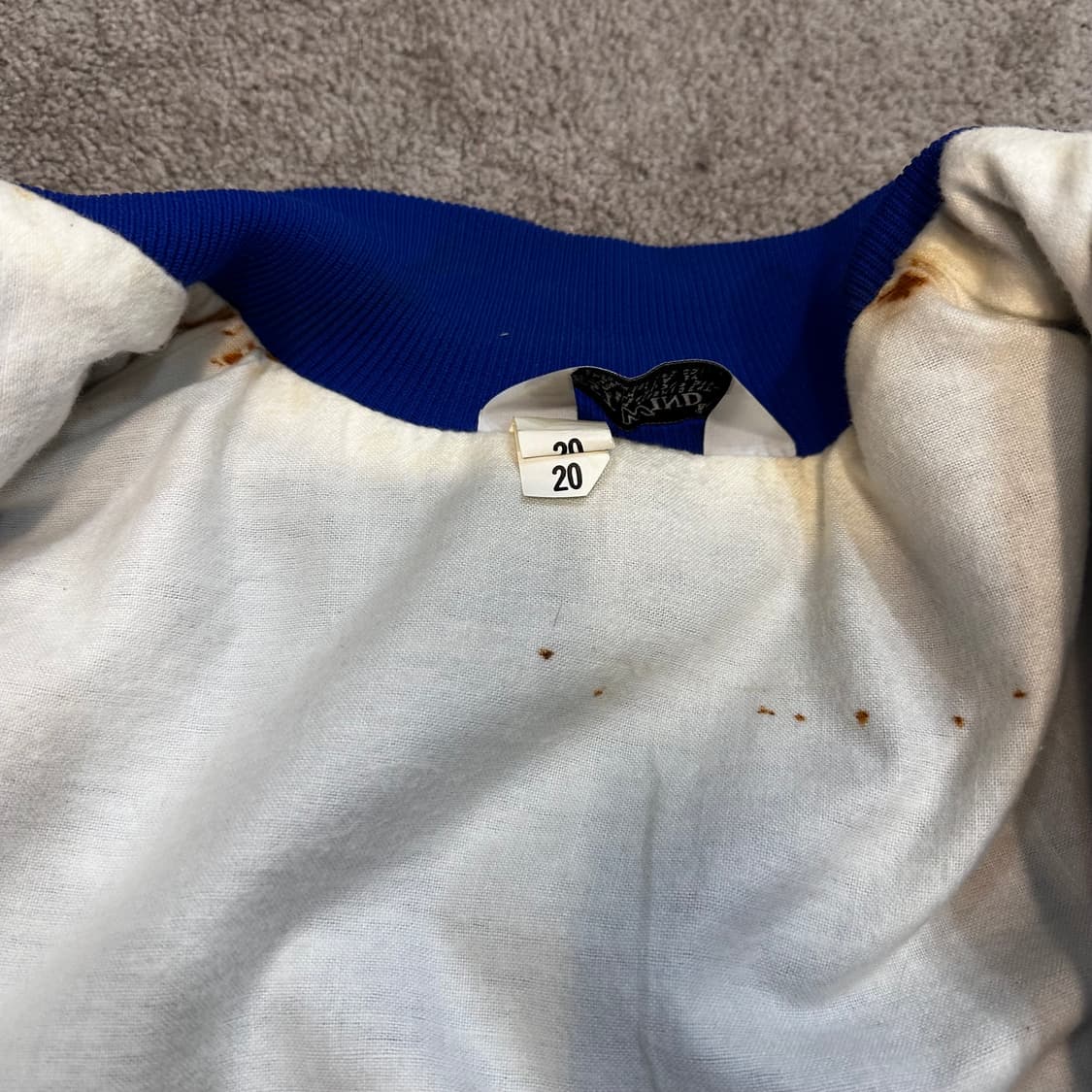 USA빈티지 80s westwind 세틴 바시티 자켓L 상품이미지5