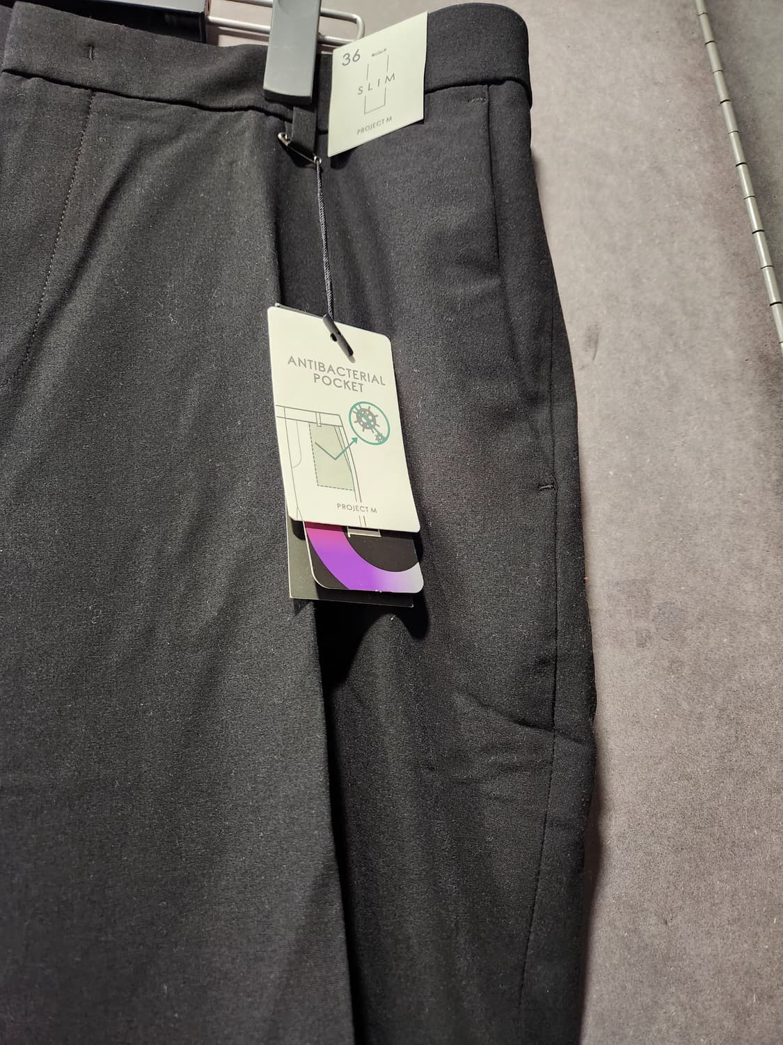 남자슬림핏 남성바지 36인치 상품이미지3