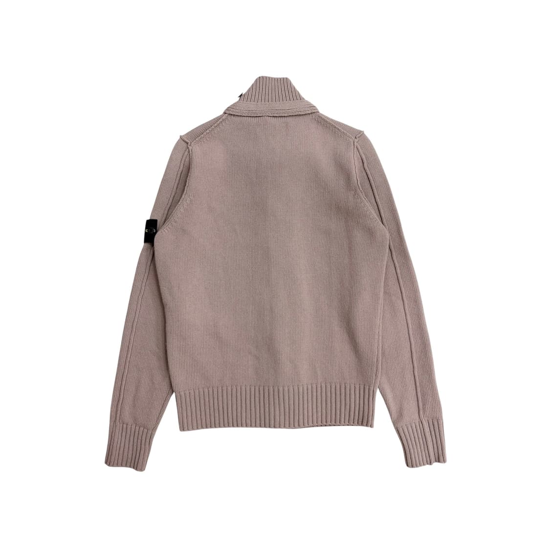 스톤아일랜드 정품 핑크 와펜 니트집업 가디건 자켓 s 상품이미지3