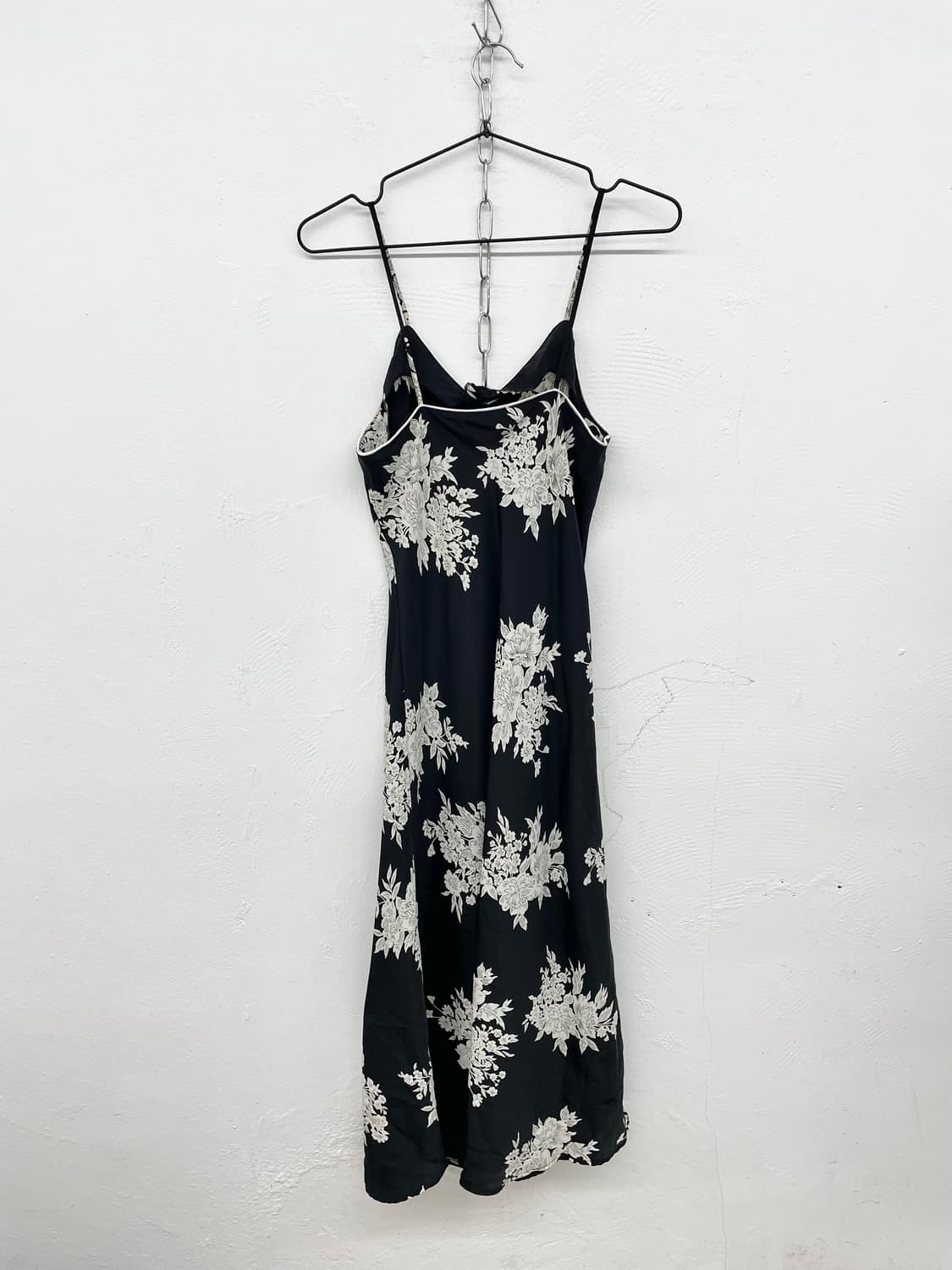 블랙 오리엔탈 롱 슬립 상품이미지6