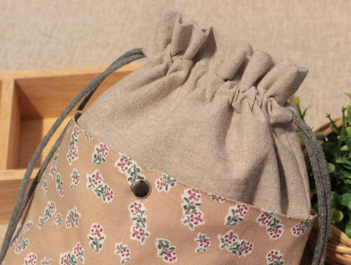 핸드메이드 2포켓 스트링 파우치 상품이미지2