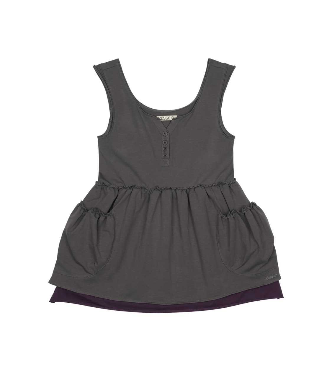 코이세이오 SHIRRING POCKET SLEEVELESS 판매 상품이미지1
