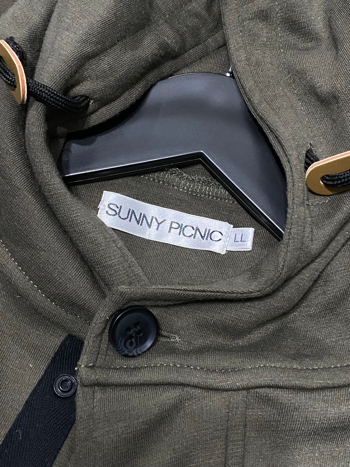 Sunny picnic 모리 st 카키 롱 후드자켓 상품이미지6