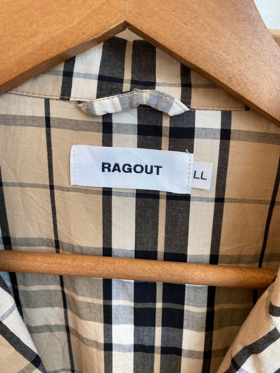 RAGOUT 체크롱자켓(L) 상품이미지8