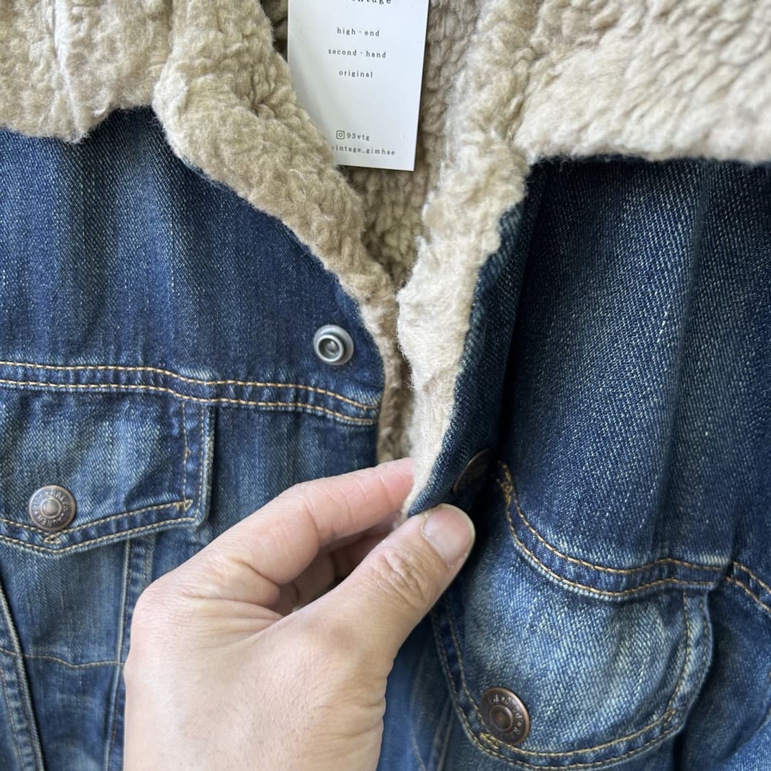 15513 - 폴로 랄프로렌 쉐르파 성조기 데님 자켓 상품이미지5