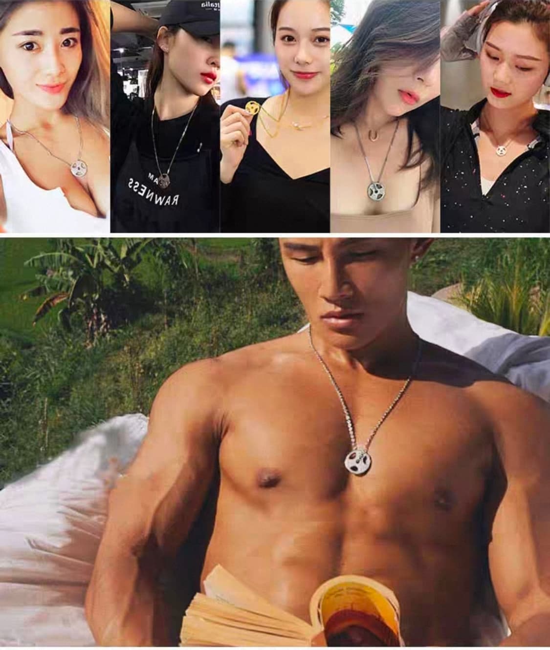 S925 바벨 플레이트 맞춤 각인 펜던트 상품이미지4