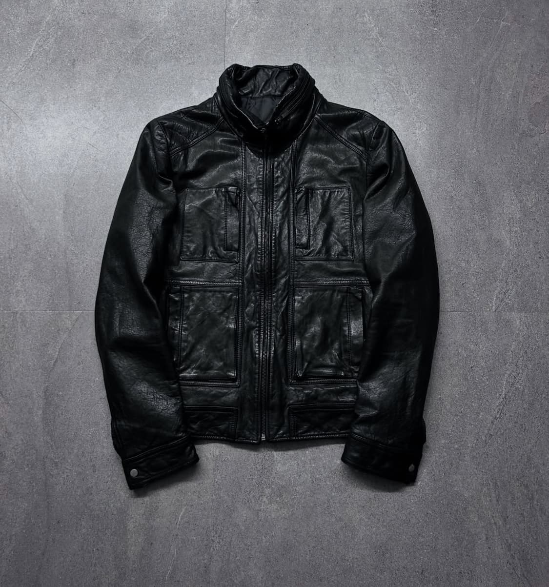 Italian Lambskin Multi Pocket High Neck  상품이미지2