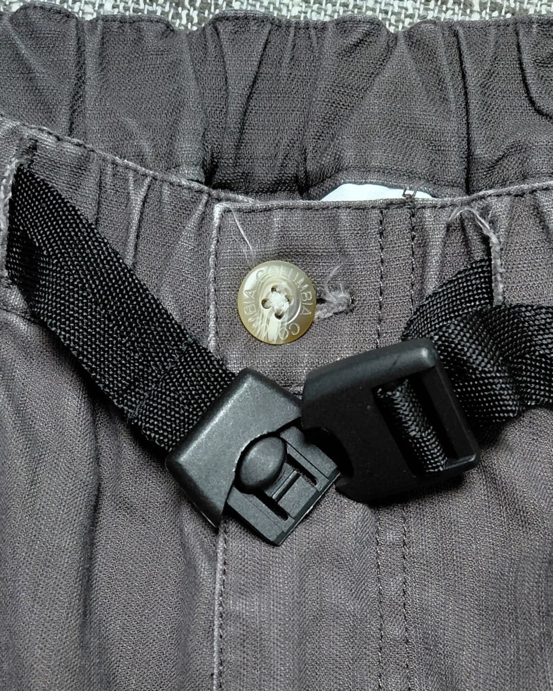[M] 콜롬비아 빈티지 고프코어 웨빙벨트 카고 팬츠 차콜 상품이미지5
