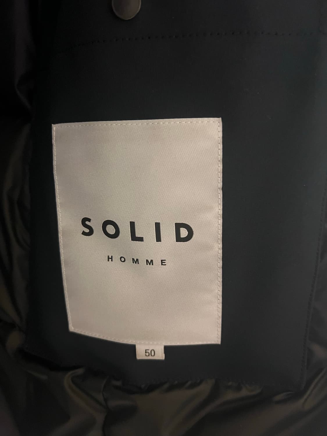 솔리드옴므 남성 구스다운 롱패딩 50 (105) 상품이미지2