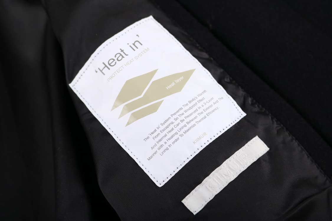 [L] 키뮤어 블랙 발마칸 코트 상품이미지4