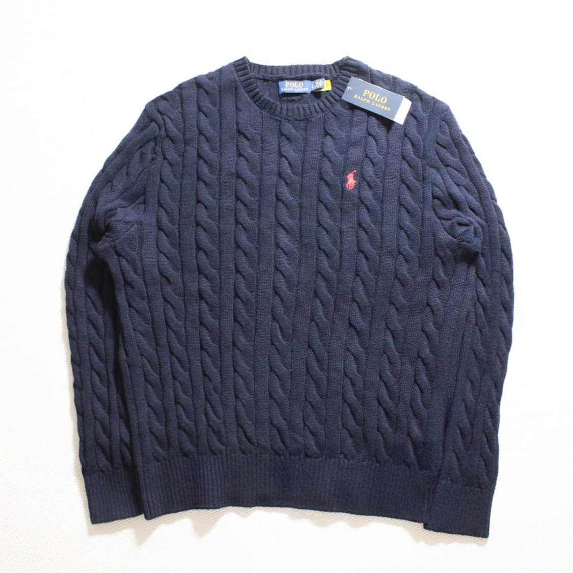 Polo 폴로 랄프로렌 네이비 케이블 니트 상품이미지1