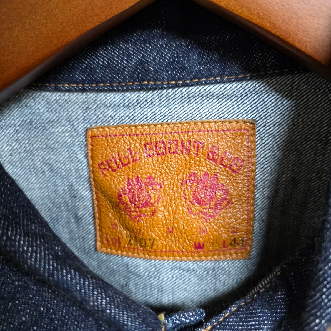 풀카운트 2107w 데님자켓 44사이즈 판매합니다 상품이미지3