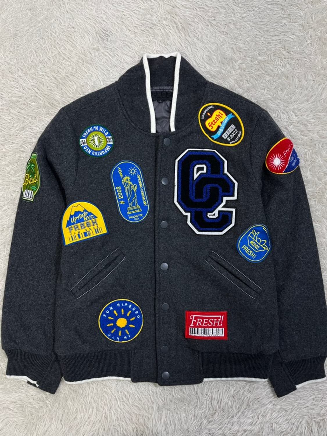 빈티지 올드스쿨 패치 바시티 자켓/#2944 상품이미지1