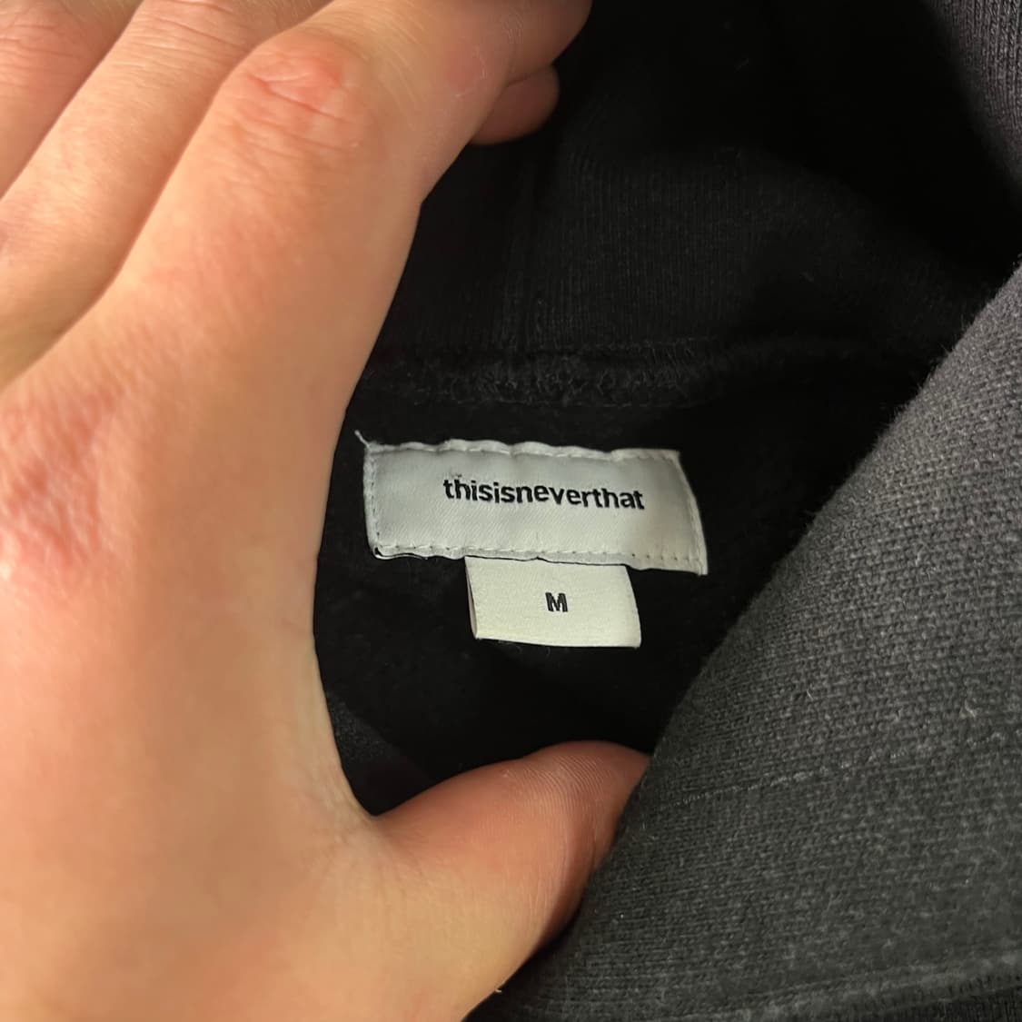 100 디스이즈네버댓 빅로고 후드티 상품이미지3