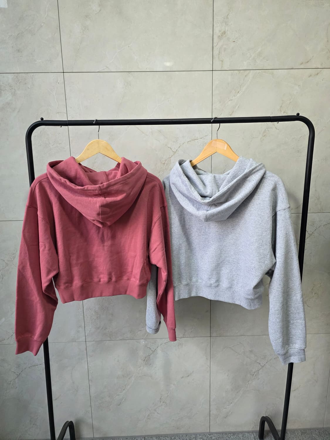 세미 크롭 후드티 상품이미지6