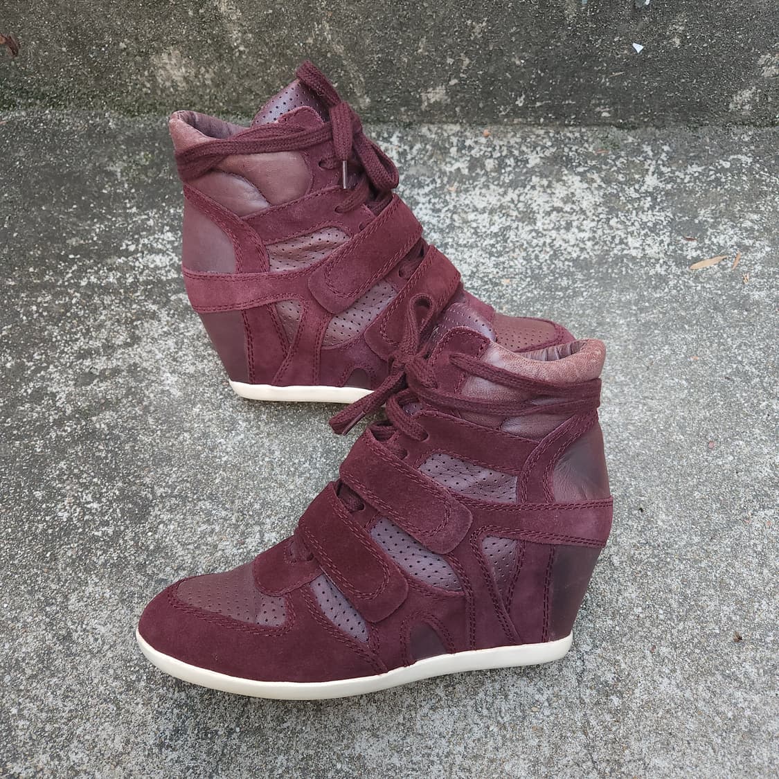 [37] ASH 스웨이드 웨지힐 스니커즈 (240) 상품이미지4